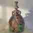 Highly glazed ceramic art object of a Benthic Goddess.