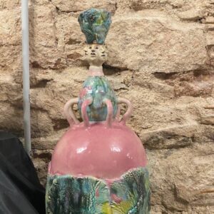 Mossy Queen. Ceramic art by Emma Plunkett