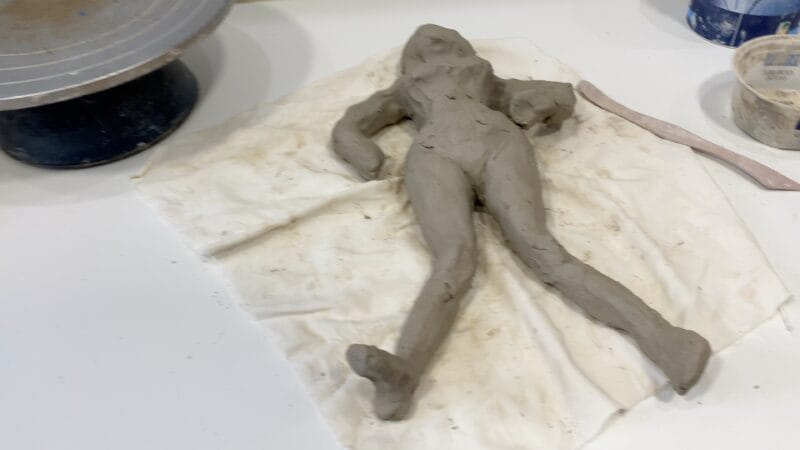 Recognising a figure in the clay. What it feels like to make art